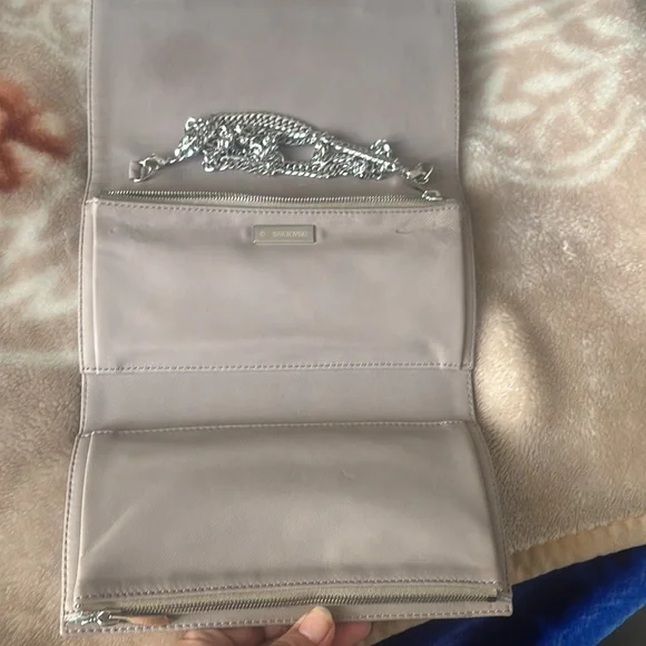 Swarovski crystal and python vintage shoulder clutch - Picture 9 of 16